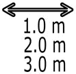 LT · Lungimi 1 / 2 / 3 m