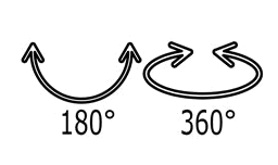LT · Orientabil 180° / 360°
